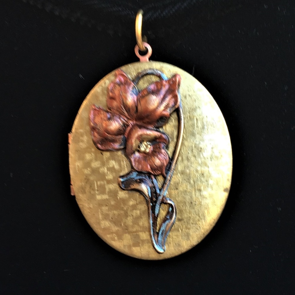 Iris Locket Artisan Made